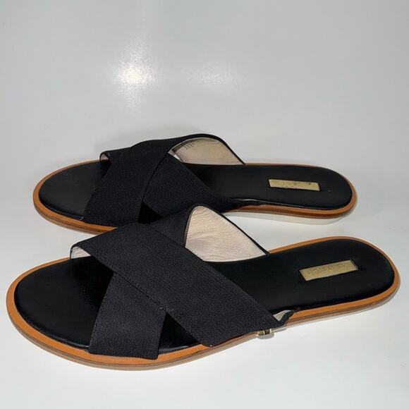 LOUISE et CIE Lo-Adalla Criss Cross Slide Sandal - Picture 1 of 7
